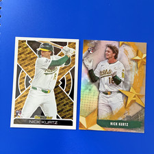 2025 Topps Update Series - Topps Black Gold Nick Kurtz #BG-20 (RC) Stars of MLB