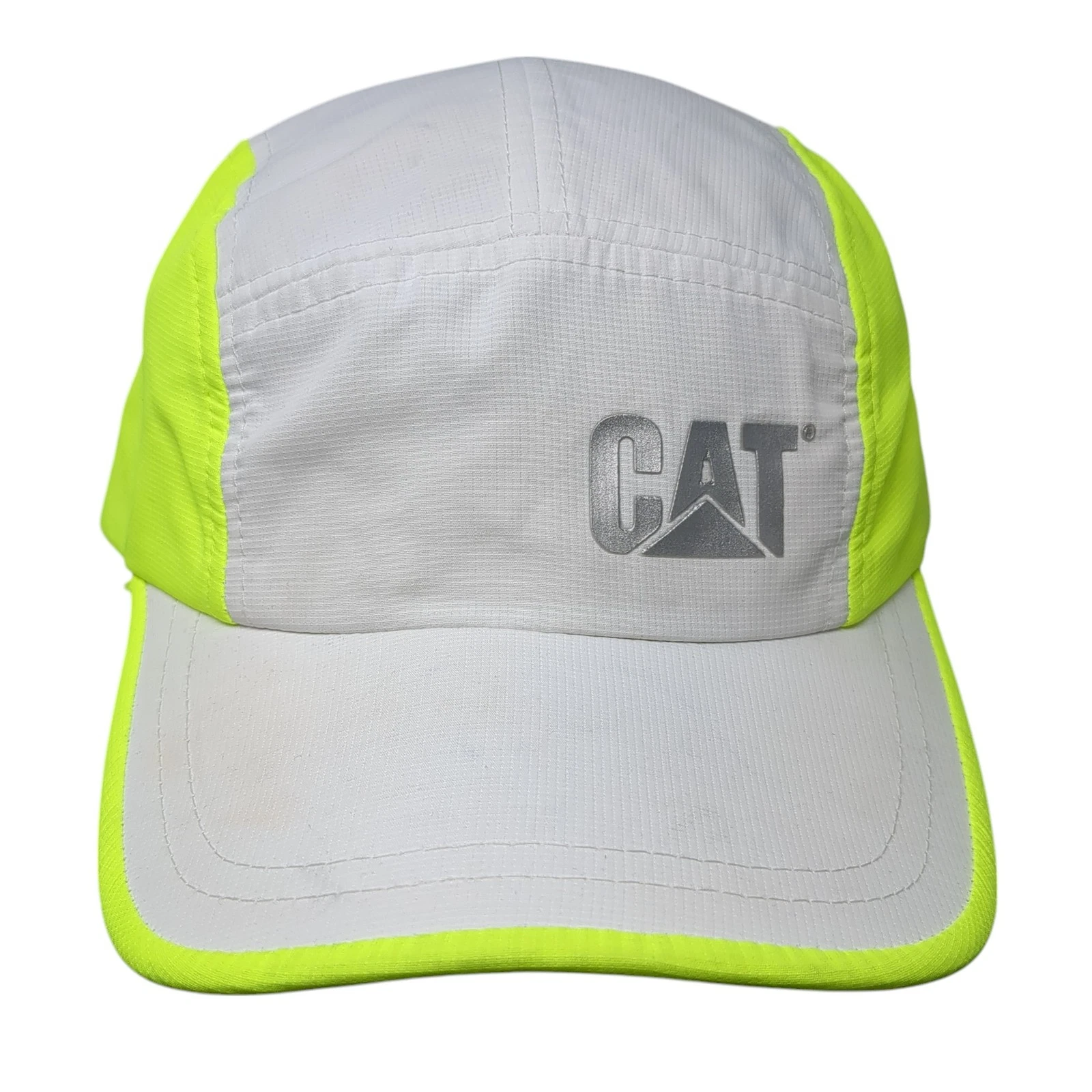 CAT Strapback 5 Panel Cap Multicolor One Size Adjustable Breathable Polyester