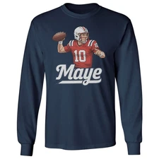 Maye-Inspired 10 Design - New England Fans Tribute Long Sleeve T-Shirt