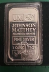 Johnson Matthey. 1 Troy Oz .999 Fine Silver.  SN-B345735 Made In 🇺🇸