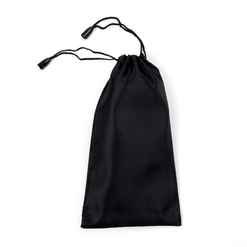 Black Portable Glasses Pouch with Anti Slip Cord for Travel Protection - Picture 2 of 6