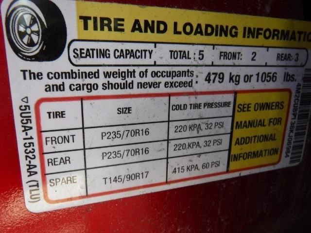 Buje de rueda trasero usado se adapta a: Mercury Mariner 2008 trasero 4x2 grado A Foto 4 de 4