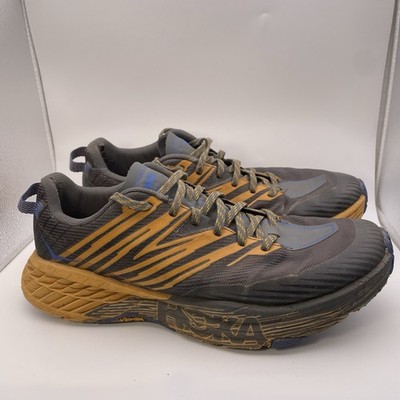 Hoka One Speedgoat 4 Ombre Orange Blue Trail Sneakers Men's US 9.5. Shoes 