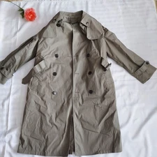 Defense Logistics Agency 40R Valor Collection Marine Trench Coat Zip out Lining