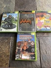 Xbox Original Game Bundle Lot of 4. SpongeBob Halo, Doom 3 Backyard Wrestling 2