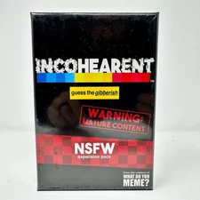 What Do You Meme Incoherent Expansion Pack NSFW Adult Party Card Game - New