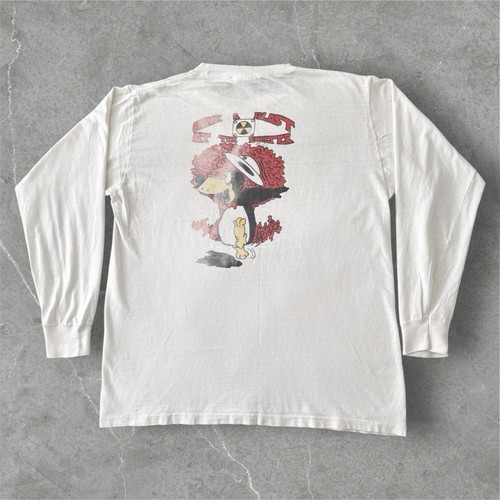 Vintage 80s/90s Phi Beta Chi/Chi Gamma Chi Fallout Shelter Long Sleeve Tee White