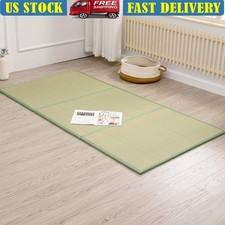 Japanese Tatami Mat Rush Grass Foldable Floor Mattress Yoga Sleep Comfort New
