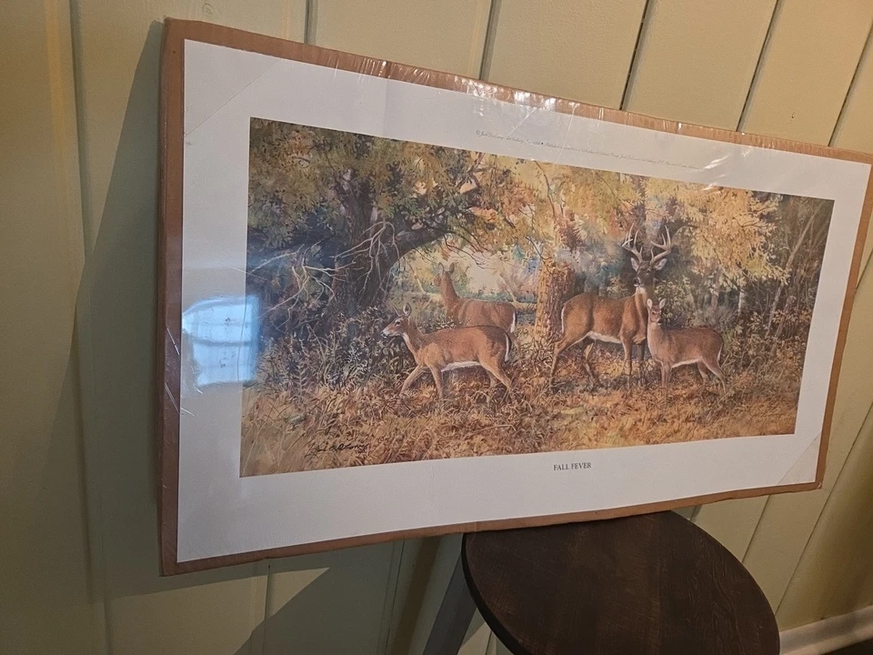 Impresión firmada por Jack Deloney 1321/1750 "Fiebre de caída" Foto 2 de 4