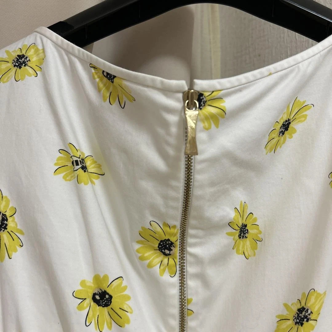 Autentico abito girasole kate spade new york taglia 0 "offerte benvenute" R2952