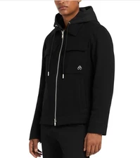 Moose Knuckles Men’s Snowdon Wool-blend Hooded Shirt Jacket Size M NWT 