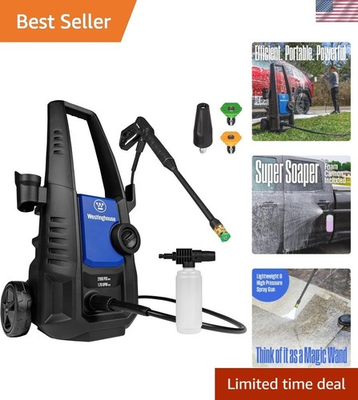 #ad #ad ePX3050 Electric Pressure Washer 2100 Max PSI 1.76 Max GPM with Foam Cannon ... $213.15