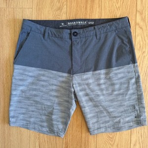 Short Rip Curl Boardwalk Surfer’s Regular – Gris Foncé, Taille 30/31, Homme