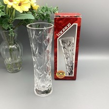 Vintage RCR Royal Crystal Rock Vase, Laurus, Made in Italy Boxed