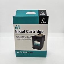Wexford 61 Black Ink Cartridge CH561WN Replacement for HP 61 DeskJet