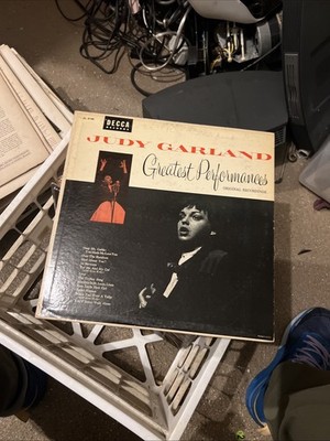 Judy Garland Lp Greatest Performances On Decca - Nm / Vg++