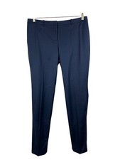 Hugo Boss Women s Navy Dress Pants Size 12 Wool Elastane Blend Slim Fit