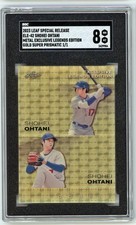 2023 Leaf Metal SUPERFRACTOR Shohei Ohtani Hitting Pitching Dual #D 1/1 SGC