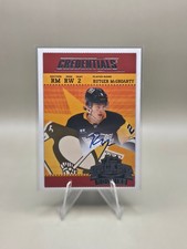2024-25 Credentials Retro Rookie Ticket Access Auto Rutger McGroarty Pittsburgh