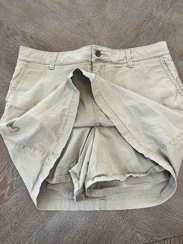 Sonoma Beige Original Fit Everyday Skort Sz 12 pockets waist 35” Length 17” - Picture 4 of 6