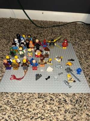 Huge Minifig LEGO Bulk Lot. Starwars Marvel Ninjago Etc. Read Description