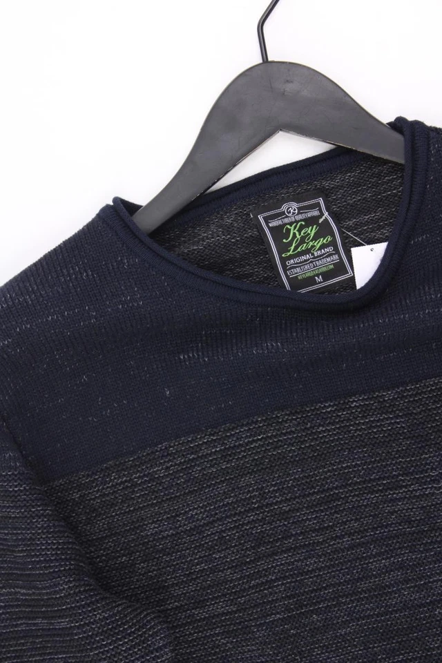 ✅ Key Largo Feinstrickpullover Classic Pullover für Herren Gr. 50, M blau ✅ - Bild 2 von 4