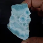 Spiritual Healing Larimar Natural Authentic Slab Rough Blue Gem Stone 232.70 Cts
