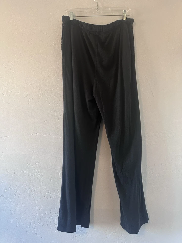 Tommy Bahama Black Cotton Blend Lounge Pants Men ‘s L Pockets  - Image 3 of 4