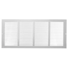 Hart & Cooley 43155 20x8 White Return Air Grille 650 Series