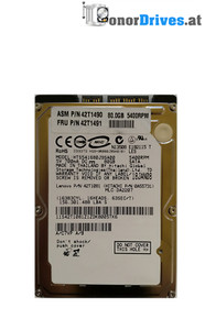 Hitachi  - HTS541680J9SA00 - 80 GB - SATA - 220 0A28613 01  Rev.*