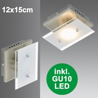 Deckenlampe Led Wandlampe Wandleuchte Mini Glas Spot Aufputz Birne Austauschbar