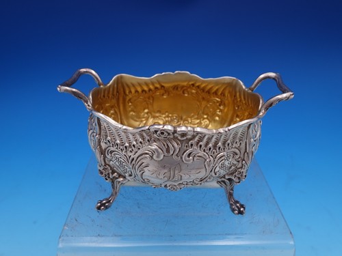 Dresden by Whiting Sterling Silver Sugar and Creamer GW #3338 B Monogram (#8344) - Picture 5 of 22