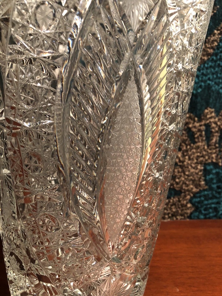 Vintage Crystal Vase eBay