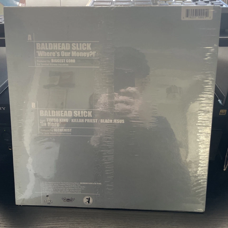 Baldhead Slick & da click Wheres our money SEALED Vinyl 12" Single Killah Priest - Image 3 of 4