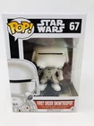 Funko Pop Star Wars First Order Snowtrooper #67 Vinyl Bobblehead Figure