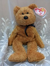 Ty Beanie Baby Fuzz The bear 🧸 - Mint Retired Vintage Collectible Plush Teddy 