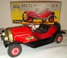 1914 STUTZ BEARCAT ROADSTER TIN FRICTION CRAGSTAN JAPAN MINT IN BOX