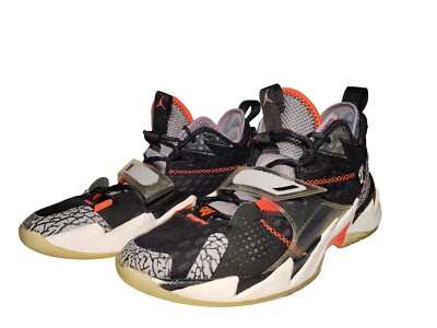 Nike Jordan Why Not Sneakers Black Cement Size