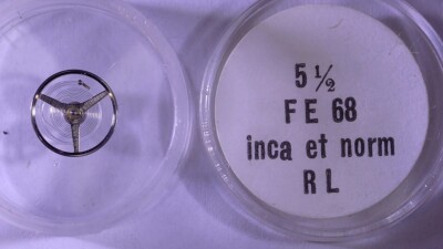 Balancier Complet Pour Montre FHF 76 - Incabloc Norm - Neuf Sans Boîte