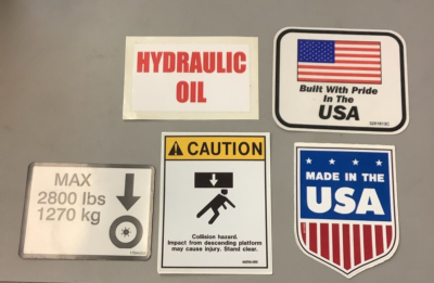 Kit Decalcomanie Della Scatola Di Controllo Della Piattaforma - Foto 8