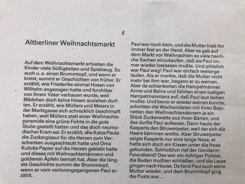 ORG DDR ADVENTSKALENDER WEIHNACHTSKALENDER VEB PLANET VERLAG ENTWURF G. WONGEL - Bild 4 von 5