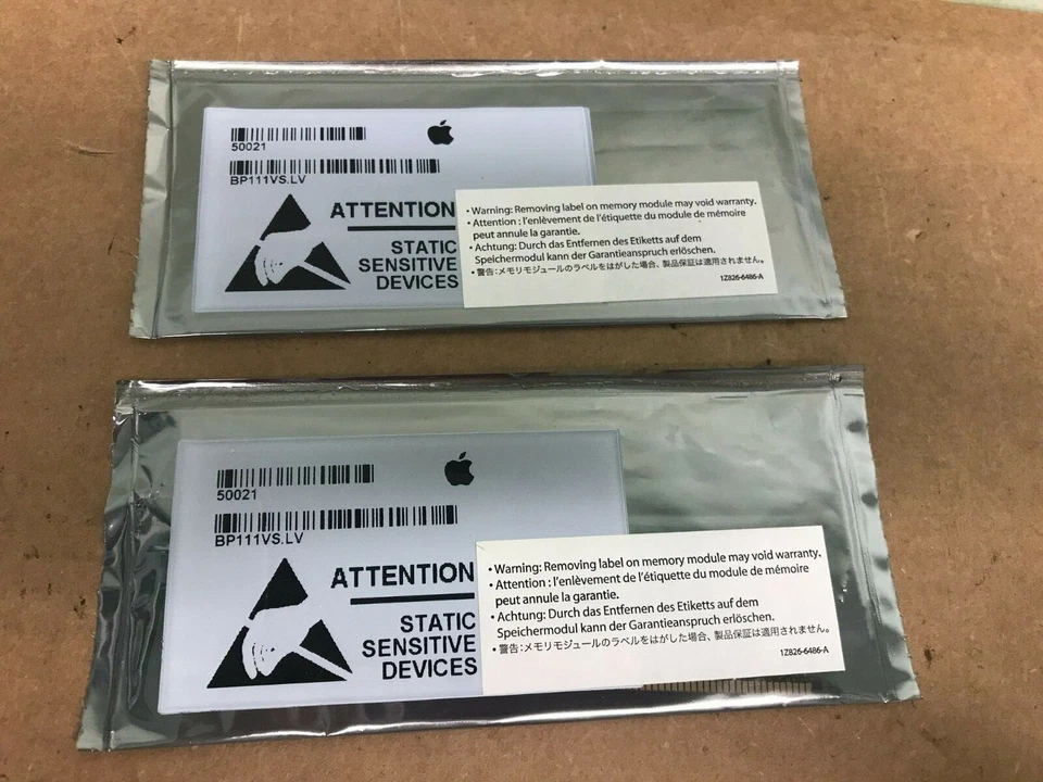 Apple Micron 512MB (2x256MB) PC-3200U DDR-400 184p Desktop Memory Kit NEW Sealed - Image 3 of 4
