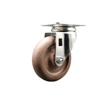 4 Inch 316SS High Temp Glass Filled Nylon Wheel Swivel Top Plate Caster SCC
