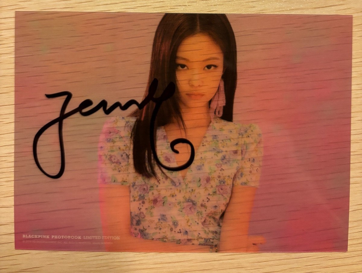 ジェニ jennie アルバム アメリカ限定 直筆サイン入りフォトカード ジェニ jennie アルバム アメリカ限定 直筆サイン入りフォトカード