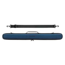 Powerglide Svartur Metallic Deluxe 2 Piece Pool Snooker Billiard Cue Case BLUE