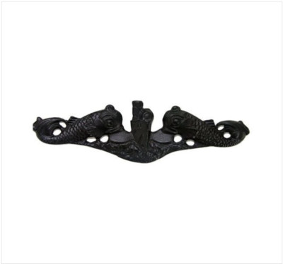 GENUINE U.S. NAVY BADGE: SUBMARINE BLACK METAL FINISH