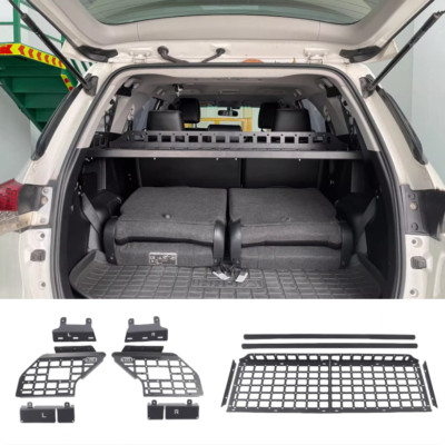 Modular Storage Molle Panel Shelf Rear Trunk For Toyota Fortuner 2016-2023