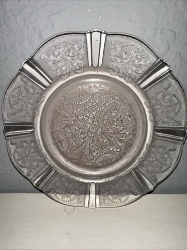 VINTAGE  PINK AMERICAN SWEETHEART 6" PLATE - DEPRESSION GLASS