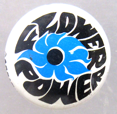 1960s Hippie Flower Power PNG, Clipart, 1960s, Area, Blue, Circle