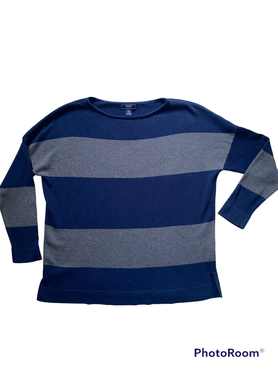 Chaps top striped sweater